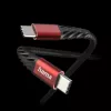 Hama Extreme USB kabelis USB 2.0 1,5 m USB-C juodas, raudonas