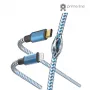 Hama Reflective Cable 1.5 m Mėlynas Lightning į USB C 3 A