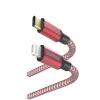 Hama Reflective Cable 1.5m Raudonas Lightning į USB C 3A