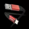 Hama Extreme USB kabelis USB 2.0 1,5 m USB A USB C juodas, raudonas