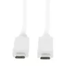 USB kabelis LogiLink CU0131 USB 3.2 Gen 2 1 m USB-C baltas