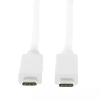 USB kabelis LogiLink CU0131 USB 3.2 Gen 2 1 m USB-C baltas