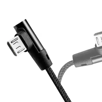 USB kabelis LogiLink CU0142 USB 2.0 0,3 m USB A Micro-USB B juodas