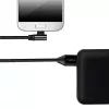 LogiLink CU0142 USB 2.0 kabelis, USB-A–Micro-USB B (kampinis 90°), pintas, 1 m, juodos spalvos