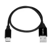 USB laidas LogiLink CU0143 USB 2.0 0,3 m USB A – Micro-USB B juodas