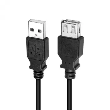 USB kabelis LogiLink CU0012B 5 m USB 2.0 A-A juodas