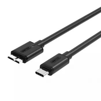 USB laidas UNITEK Y-C475BK USB 3.2 Gen 1 1m USB-C / Micro-USB B juodas