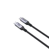 Unitek C14110GY-2M USB-C–USB-C krovimo kabelis, PD 240 W (48 V/5 A), 2 m, juodai pilkos spalvos