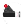 Kampinis žaidimų stalas Huzaro Hero 6.3 Black L-forma anglies pluošto danga 1540×1170×740 mm