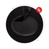 Kampinis žaidimų stalas Huzaro Hero 6.3 Black L-forma anglies pluošto danga 1540×1170×740 mm