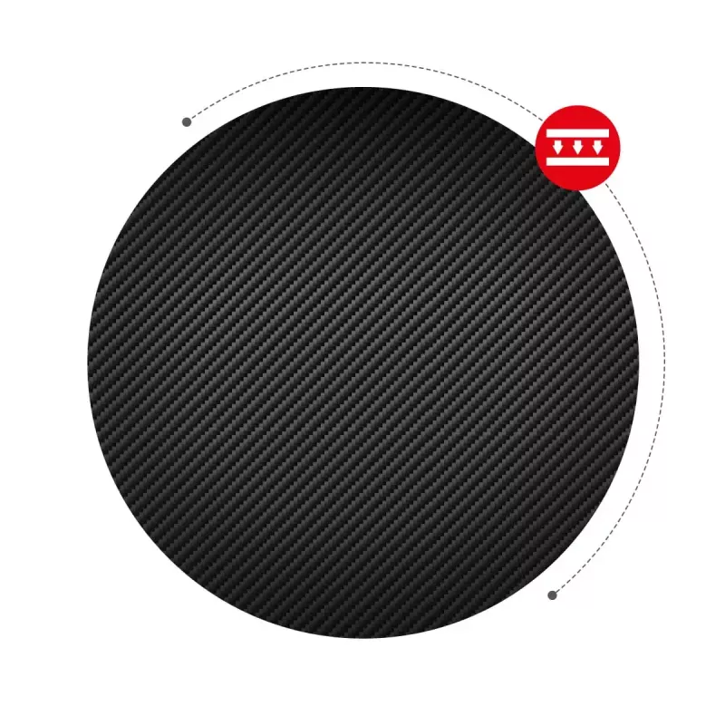 Kampinis žaidimų stalas Huzaro Hero 6.3 Black L-forma anglies pluošto danga 1540×1170×740 mm