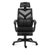 Žaidimų kėdė Huzaro Combat 5.0 tinklelinė sėdynė Juoda – kvėpuojanti nugara, reguliuojamas atlošas 90–140°, maks. apkrova 140 kg, porankiai, pakojis