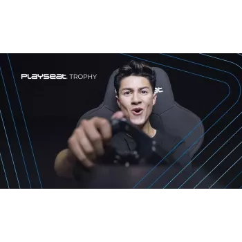 Universali žaidimų kėdė Playseat Trophy su apmušta sėdyne, juoda