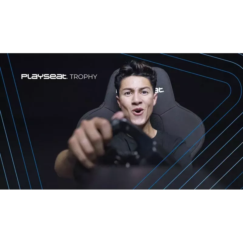 Universali žaidimų kėdė Playseat Trophy su apmušta sėdyne, juoda