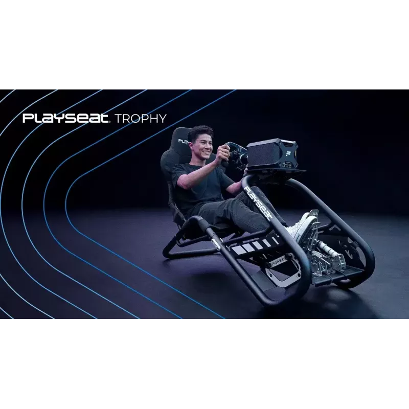 Universali žaidimų kėdė Playseat Trophy su apmušta sėdyne, juoda