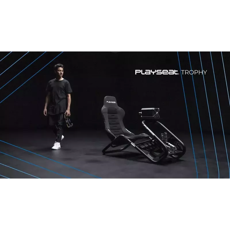 Universali žaidimų kėdė Playseat Trophy su apmušta sėdyne, juoda