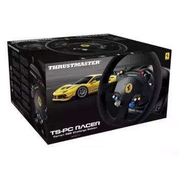Thrustmaster TS-PC Racer Ferrari 488 Challenge Edition juodas USB 2.0 vairas Analoginis / Skaitmeninis
