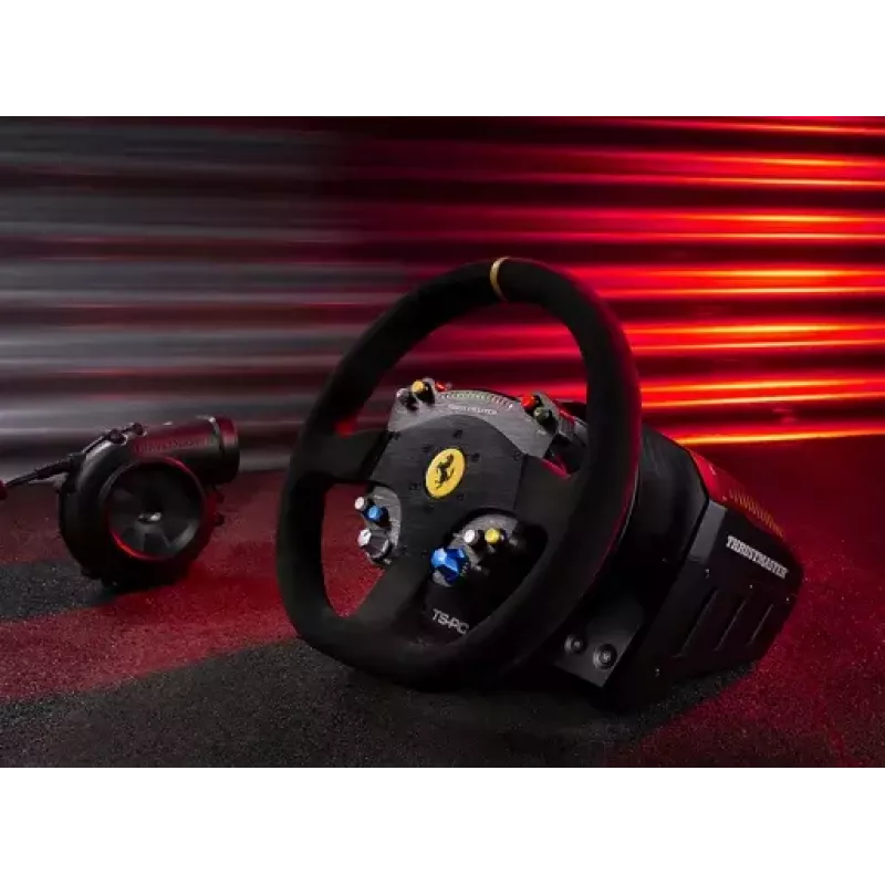 Thrustmaster TS-PC Racer Ferrari 488 Challenge Edition juodas USB 2.0 vairas Analoginis / Skaitmeninis