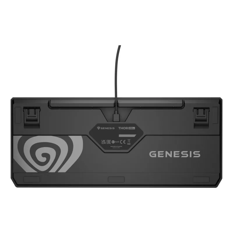 GENESIS Thor 230 TKL klaviatūra žaidimams USB QWERTY angliška mėlyna