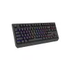 Mechaninė žaidimų klaviatūra GENESIS Thor 230 TKL — USB, RF belaidis, Bluetooth, 87 klavišų QWERTY, Pilka