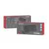 Mechaninė žaidimų klaviatūra GENESIS Thor 230 TKL — USB, RF belaidis, Bluetooth, 87 klavišų QWERTY, Pilka