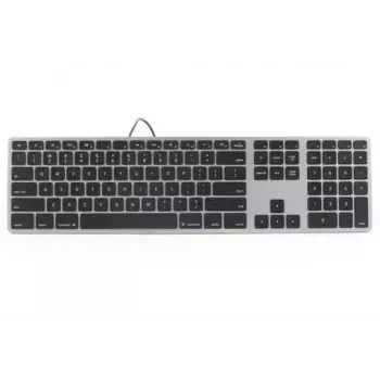 Mechaninė klaviatūra Matias FK318LB-UK RGB apšvietimas Space Gray – Tenkeyless, UK išdėstymas