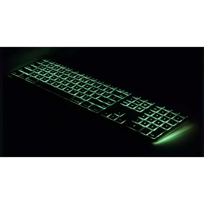 Matias FK318LB-UK Mac klaviatūra su RGB apšvietimu (laidinė, britiška), kosminės pilkos spalvos