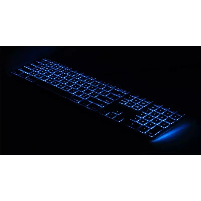 Matias FK318LB-UK Mac klaviatūra su RGB apšvietimu (laidinė, britiška), kosminės pilkos spalvos