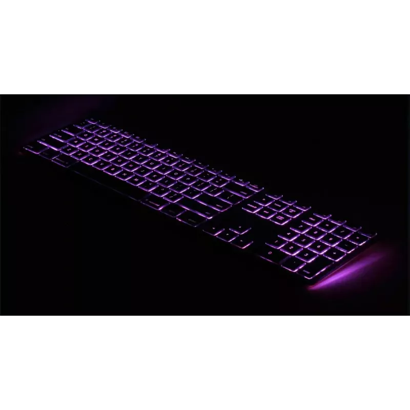 Matias FK318LB-UK Mac klaviatūra su RGB apšvietimu (laidinė, britiška), kosminės pilkos spalvos