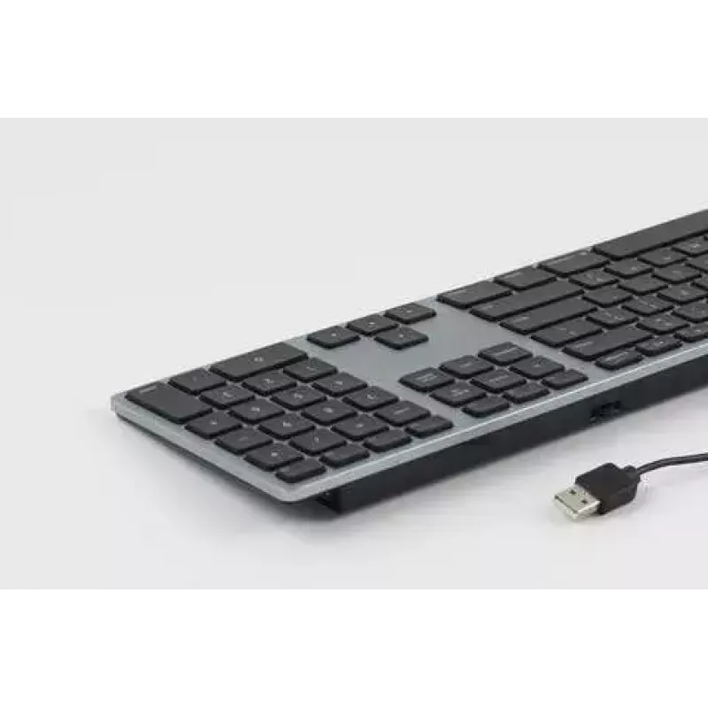 Matias FK318LB-UK Mac klaviatūra su RGB apšvietimu (laidinė, britiška), kosminės pilkos spalvos