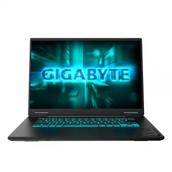 Nešiojamas kompiuteris GIGABYTE GAMING A16 3VHK3EE893SH AMD Ryzen™ 7 260 40.6 cm (16 colių) WUXGA 16 GB DDR5-SDRAM 512 GB SSD NVIDIA GeForce RTX 5060 Wi-Fi 6E (802.11ax) Windows 11 Home Juoda