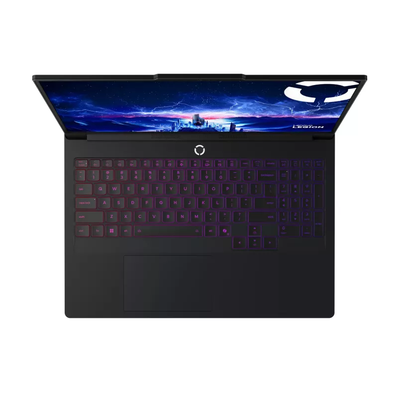 Nešiojamas kompiuteris Lenovo Legion Pro 7 16IAX10H Intel Core Ultra 9 275HX 40,6 cm (16 colių) WQXGA 64 GB DDR5-SDRAM 1 TB SSD NVIDIA GeForce RTX 5080 Wi-Fi 7 (802.11be) Juoda