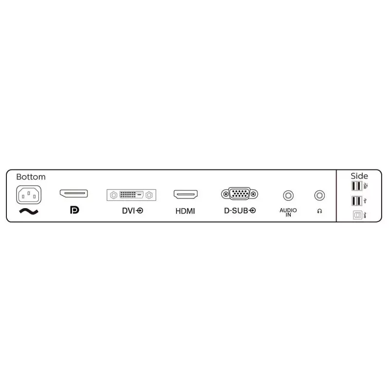Monitorius Philips B linija LCD 241B8QJEB/00 23,8 colio Full HD LCD 1920 x 1080