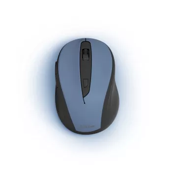 Hama MW-400 V2 RF belaidė optinė pelė, skirta dešinei rankai, 1600 DPI, juoda/mėlyna