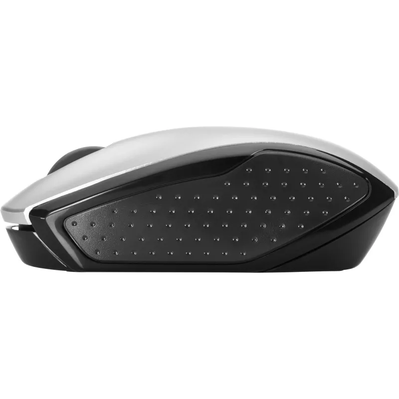 HP Wireless Mouse 200 (Pike Silver), ambidextrinė, optinė, RF belaidė, 1000 DPI, sidabrinė
