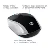 HP Wireless Mouse 200 (Pike Silver), ambidextrinė, optinė, RF belaidė, 1000 DPI, sidabrinė