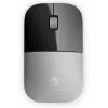HP Z3700 sidabrinė belaidė pelė, ambidekstrinė, optinė, RF belaidė, 1200 DPI, sidabrinė