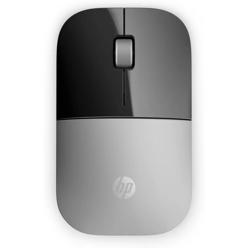 HP Z3700 sidabrinė belaidė pelė, ambidekstrinė, optinė, RF belaidė, 1200 DPI, sidabrinė