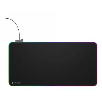 Pelėdės kilimėlis GENESIS Boron 500 XXL RGB, juodas