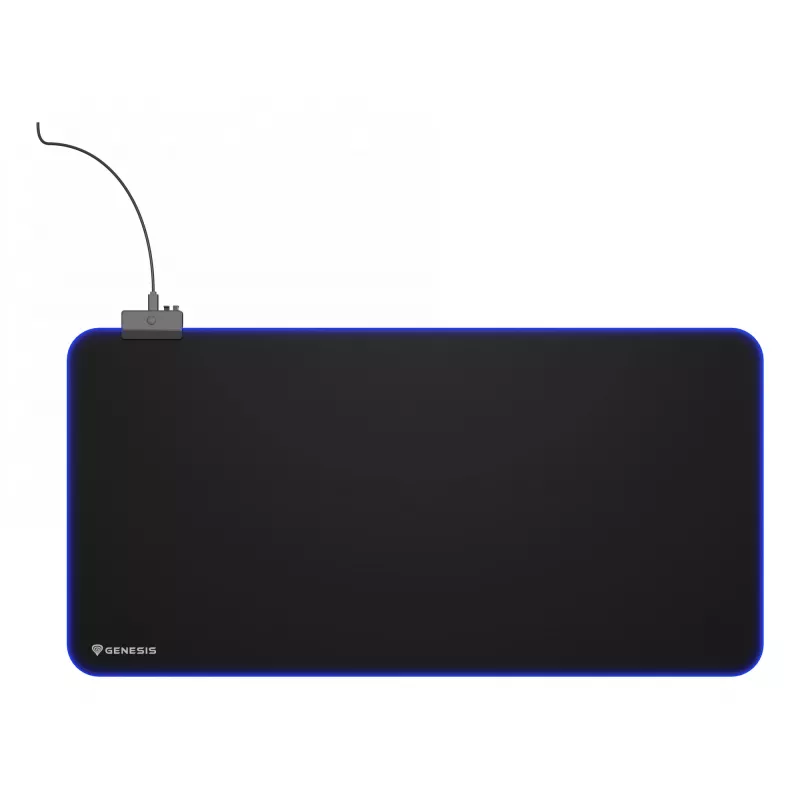 Pelėdės kilimėlis GENESIS Boron 500 XXL RGB, juodas