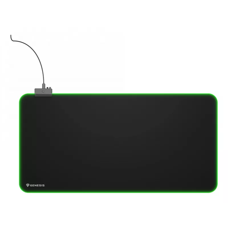 Pelėdės kilimėlis GENESIS Boron 500 XXL RGB, juodas
