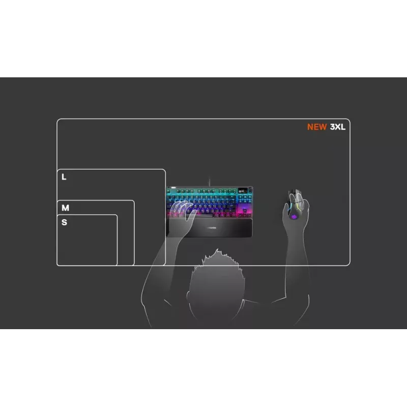 Pelėdėlis Steelseries QcK 3XL