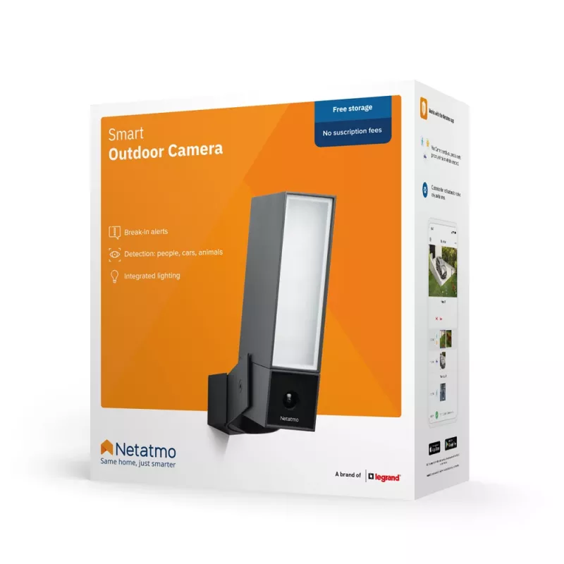 Netatmo Presence Box lauko IP stebėjimo kamera 1920 x 1080 pikselių sieninis montavimas