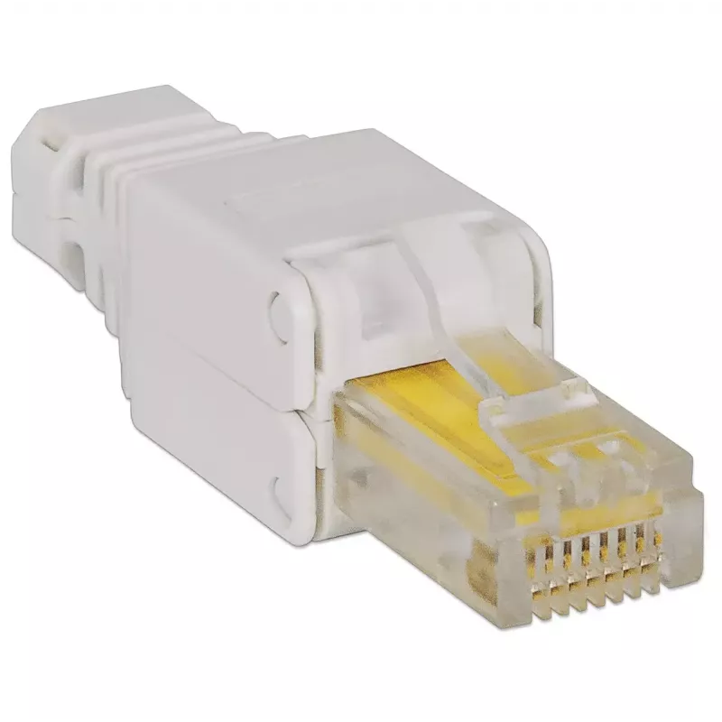 Intellinet RJ45 modulinis kištukas, beįrankis jungiklis, Cat5/5e/6, 22–26 AWG vientisi ir vyti UTP kabeliai