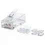 Intellinet Pro Line RJ45 moduliniai kištukai, Cat6A, UTP, 3 kontaktų, kietai vielai, 50 µ auksuoti kontaktai, 80 vnt.