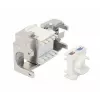 Intellinet Cat8.1 40G ekranuotas bekontaktis Keystone lizdas RJ-45 sidabrinis