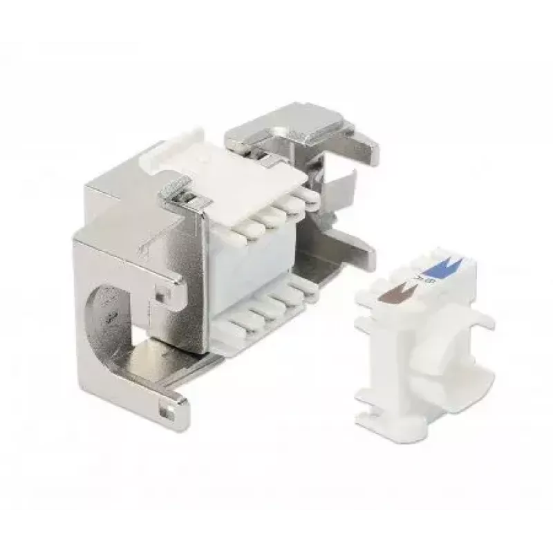 Intellinet Cat8.1 40G ekranuotas bekontaktis Keystone lizdas RJ-45 sidabrinis
