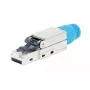 Intellinet Cat8.1 40G Ekranuotas Belaidis RJ45 Kištukas Mėlynas