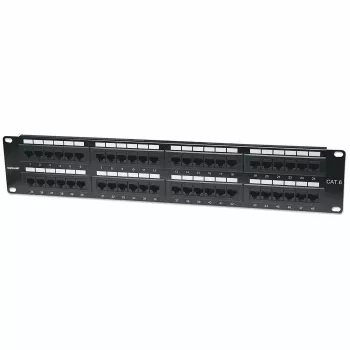 Intellinet skirstomasis skydas, Cat6, UTP, 48 prievadų, 2U, juodas