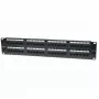 Intellinet skirstomasis skydas, Cat6, UTP, 48 prievadų, 2U, juodas